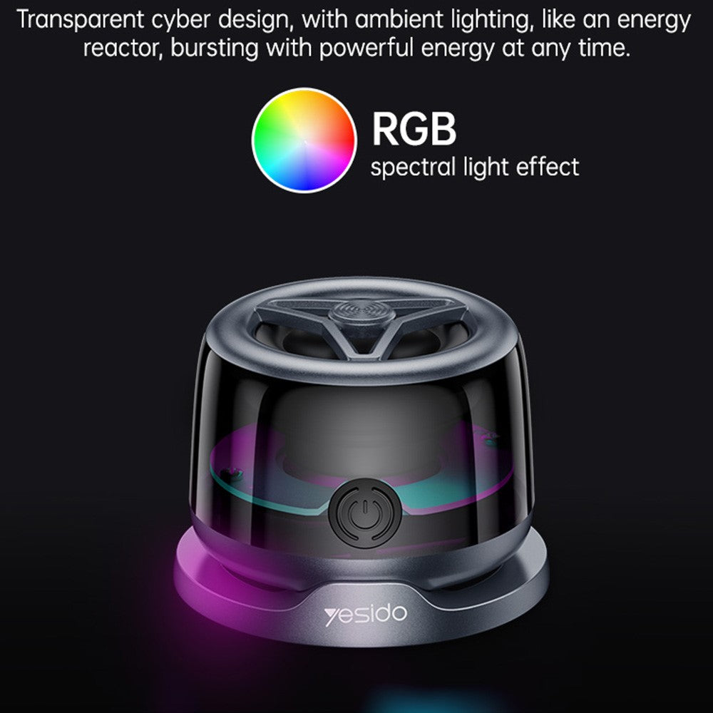YESIDO YSW32 Magnetic Mini Bluetooth Speaker – LED Ambient Light