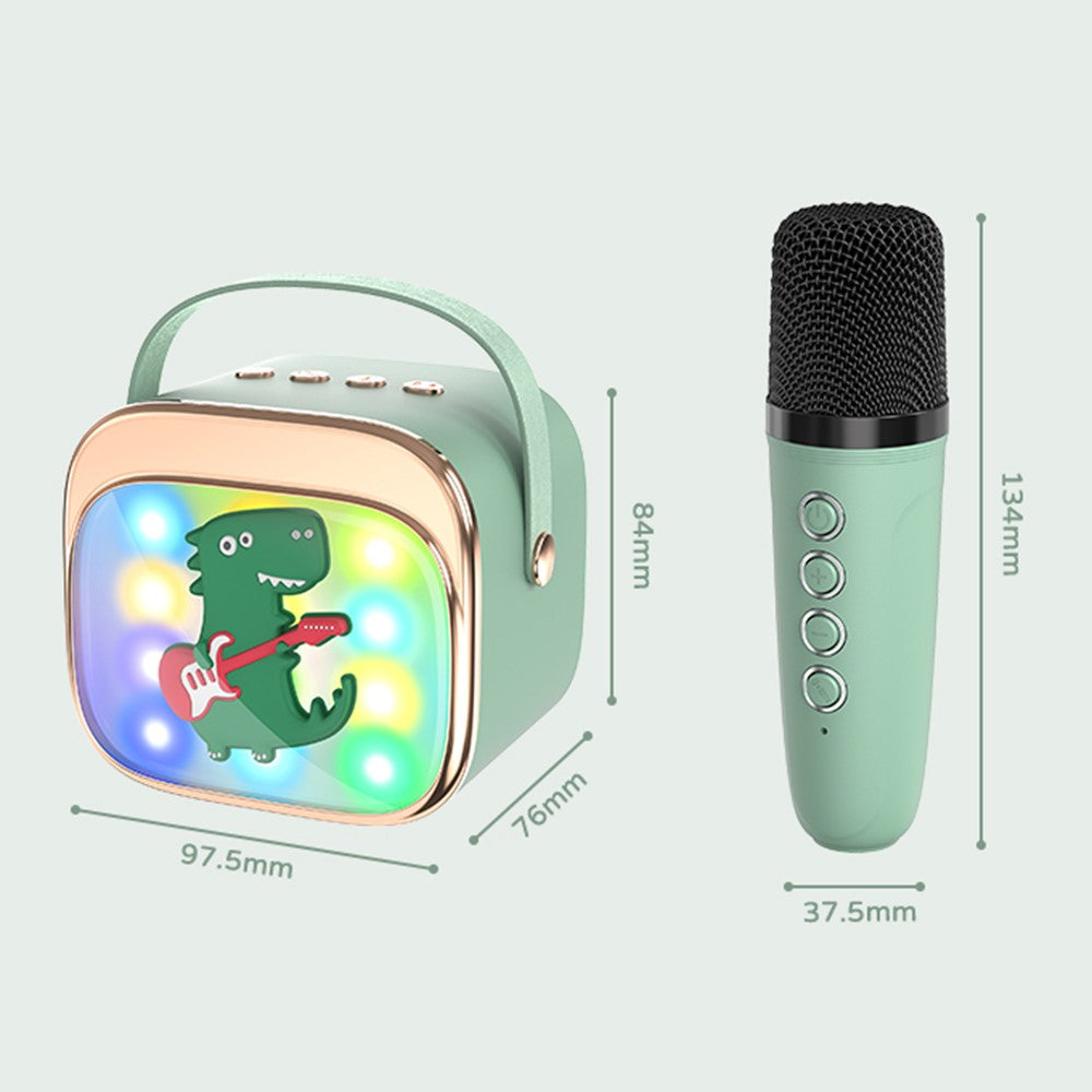 P12 Kids Karaoke Speaker – Dual Microphones, 5W HiFi Sound