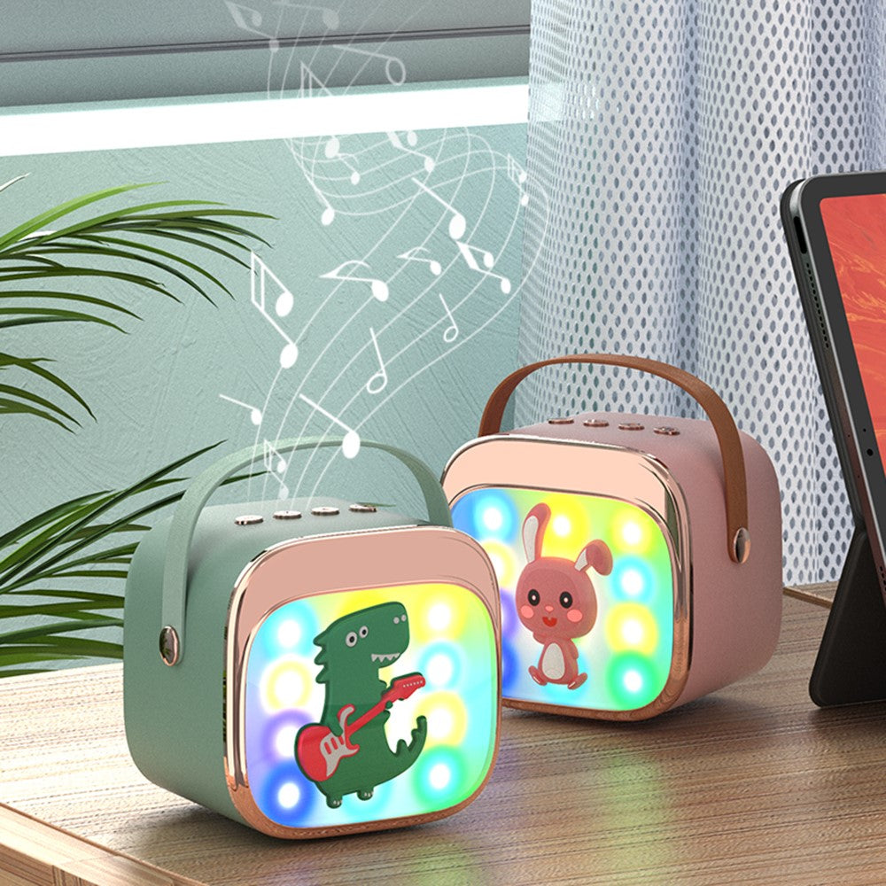 P12 Kids Karaoke Speaker – Dual Microphones, 5W HiFi Sound