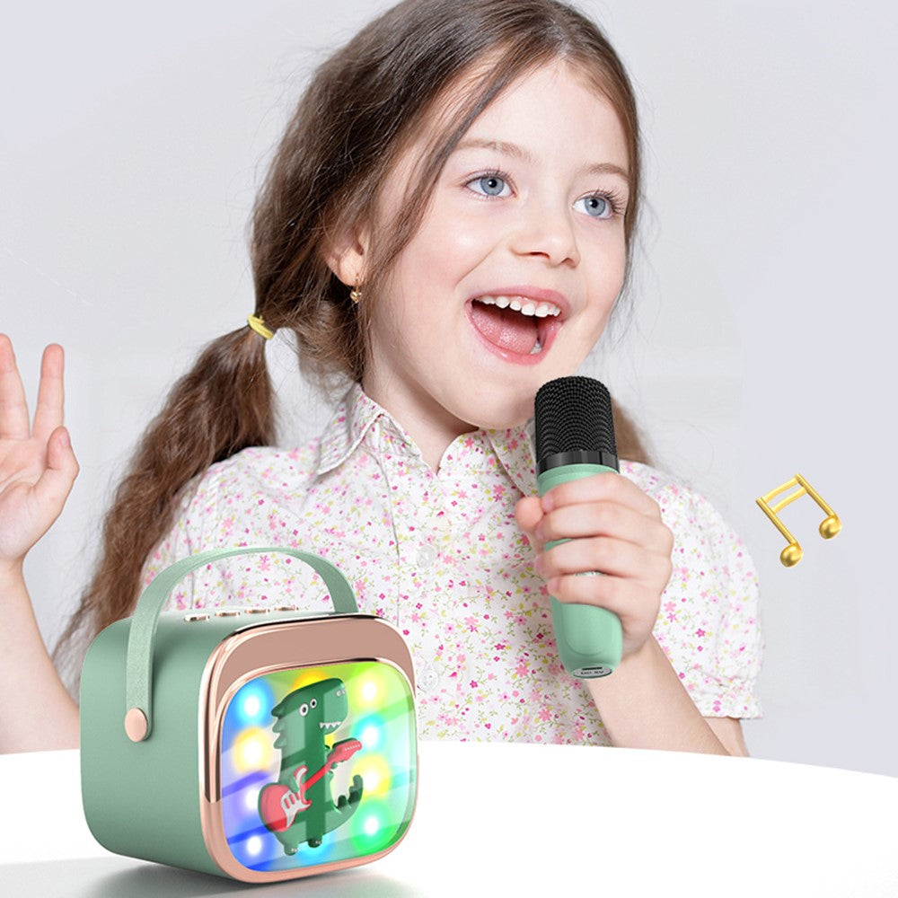 P12 Kids Karaoke Speaker – Dual Microphones, 5W HiFi Sound