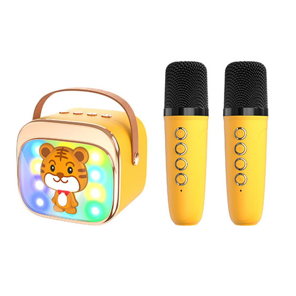 P12 Kids Karaoke Speaker – Dual Microphones, 5W HiFi Sound