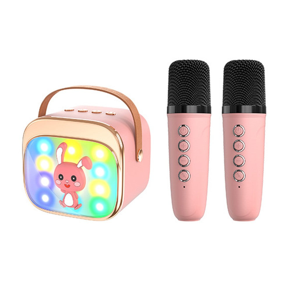 P12 Kids Karaoke Speaker – Dual Microphones, 5W HiFi Sound