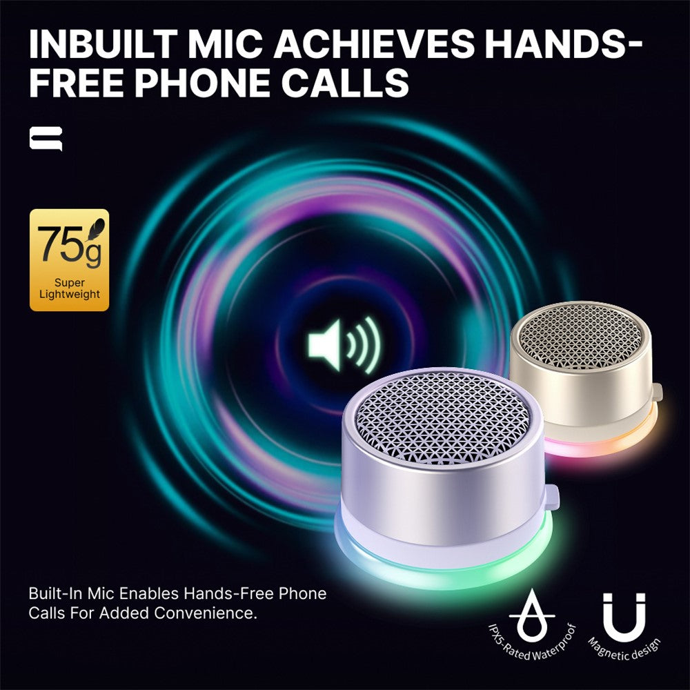 CWS07 Magnetic Bluetooth Speaker – RGB Light, Bike & Outdoor Mount
