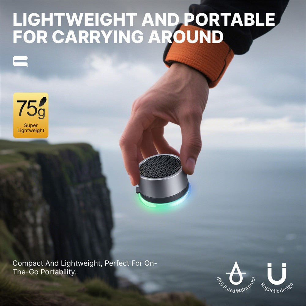 CWS07 Magnetic Bluetooth Speaker – RGB Light, Bike & Outdoor Mount