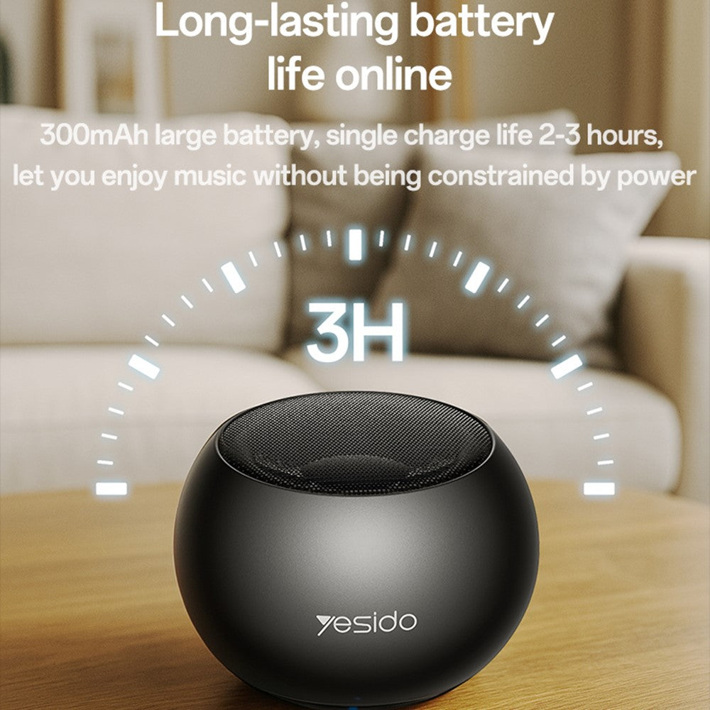 YESIDO YSW33 Mini Bluetooth Speaker – Aluminum Alloy Build