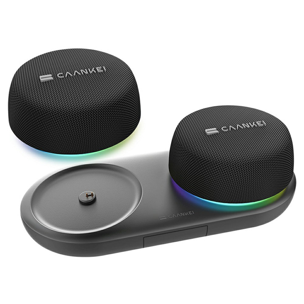 CAANKEI CS20 Portable Bluetooth Speaker – RGB Light, Magnetic Base