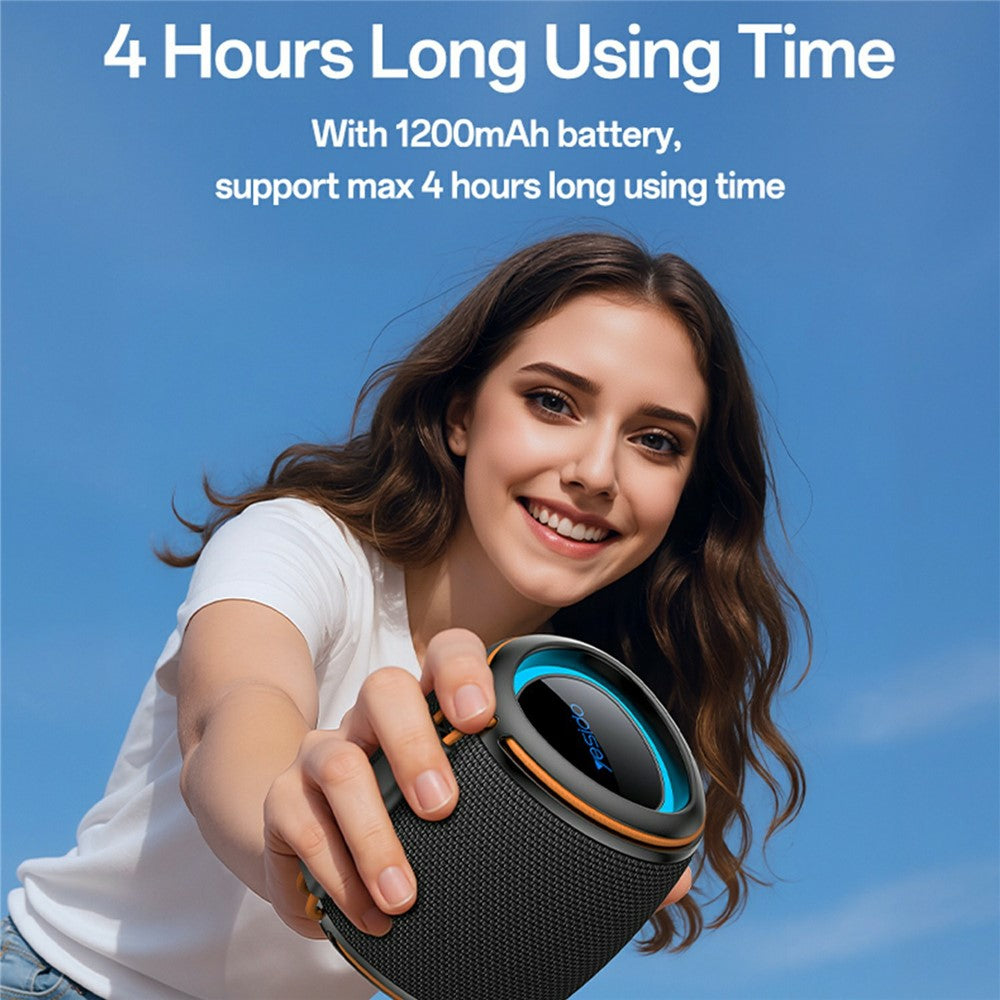 YESIDO YSW40 Portable Bluetooth Speaker – 8W Sound, RGB Light