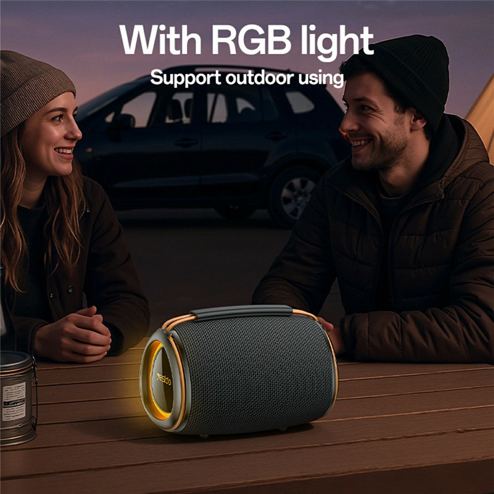 YESIDO YSW39 Bluetooth Speaker – 20W Sound, RGB Lighting
