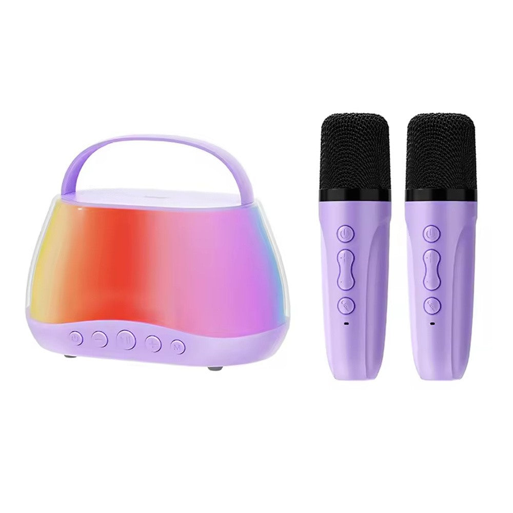P13 Portable Karaoke Speaker – 2 Microphones, Voice-Changing Effects