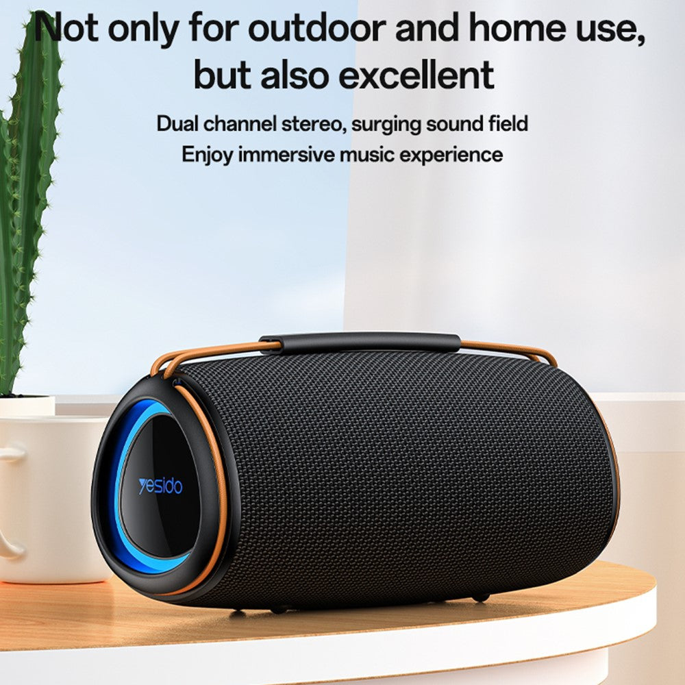 YESIDO YSW38 Desktop Bluetooth Speaker – 30W Sound, RGB Light