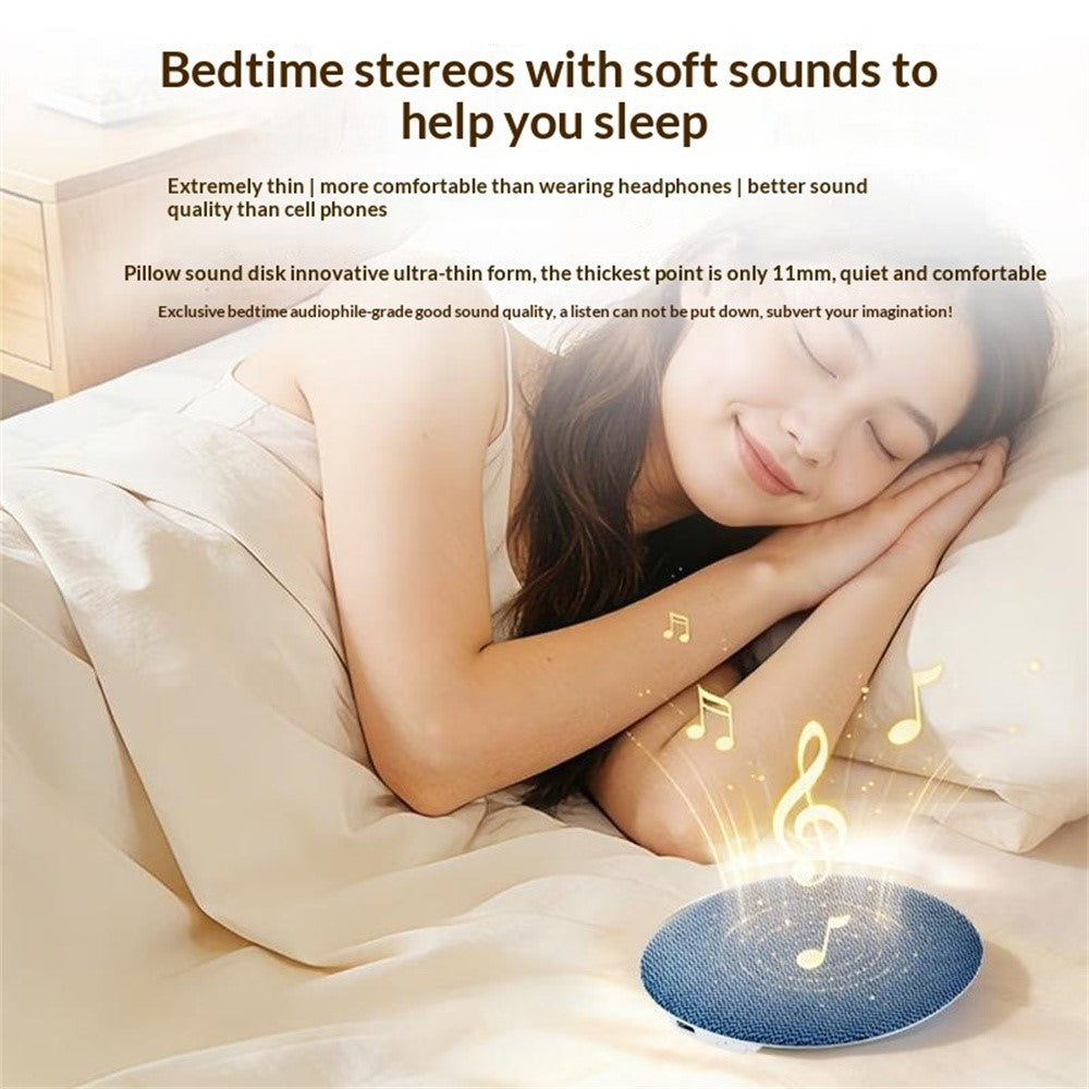 Ultra-Thin Bedside Sleep Speaker Disc – X5PRO Pillow Sound Disc