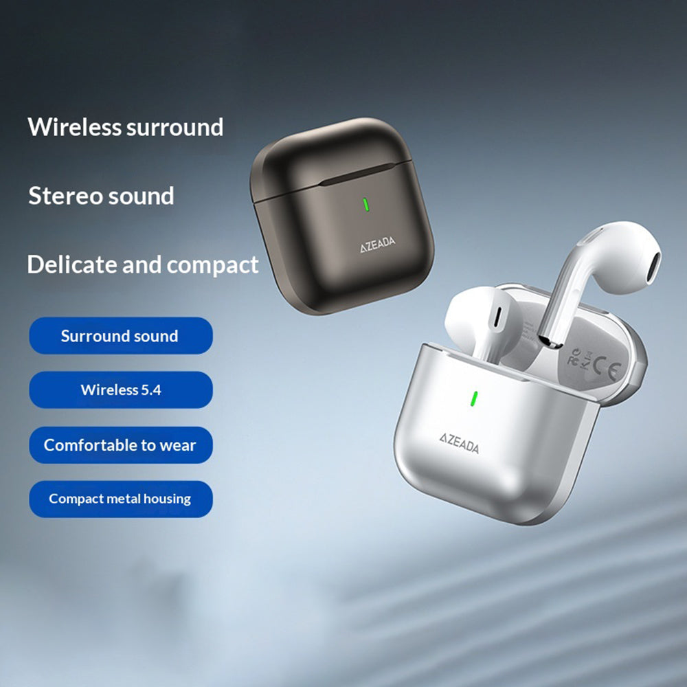 AZEADA AZ-BT07 Semi-In-Ear Earbuds – 13mm Driver, Bluetooth 5.4