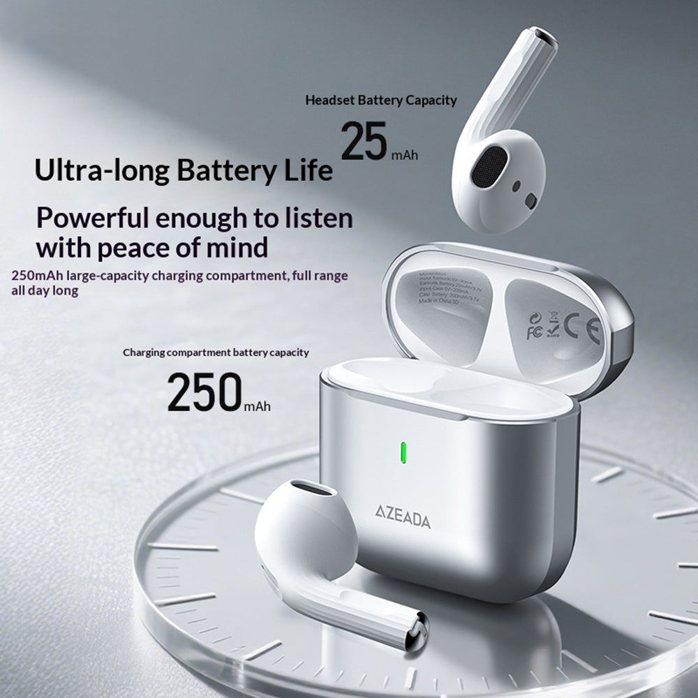 AZEADA AZ-BT07 Semi-In-Ear Earbuds – 13mm Driver, Bluetooth 5.4