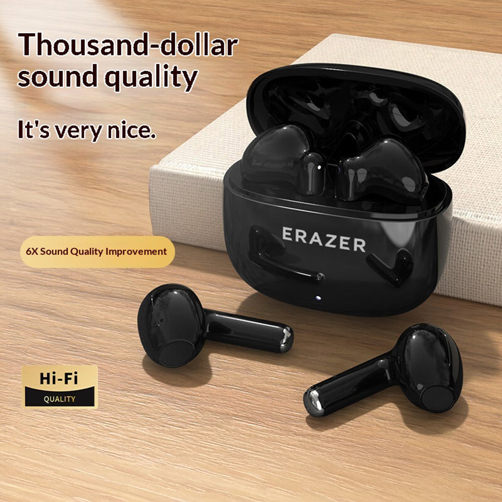 ERAZER XT68 Pro TWS Earbuds – 13mm Driver, HiFi Sound