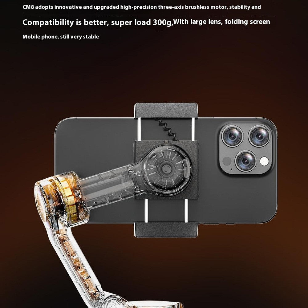 XIAOMIYOUPIN FUNSNAP CM8 Foldable 3 Axis Anti Shake Smartphone Gimbal Stabilizer for Vlog Shooting, Basic Version
