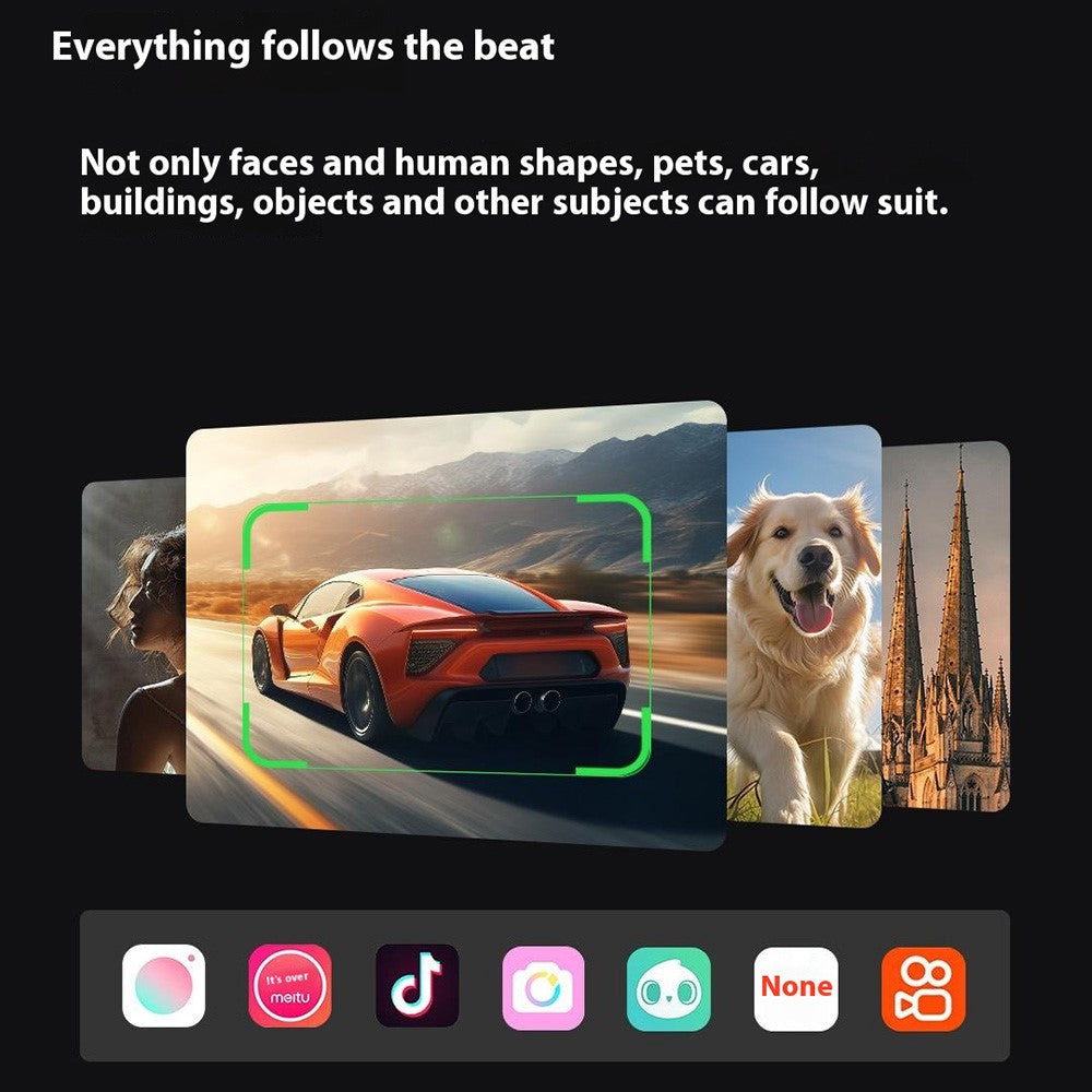 XIAOMIYOUPIN FUNSNAP CM8 Foldable 3 Axis Anti Shake Smartphone Gimbal Stabilizer for Vlog Shooting, AI Version