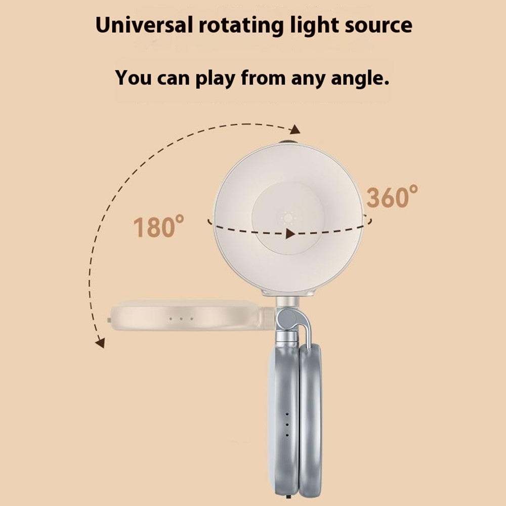 TELESIN S5-BGD-01 Phone Magnetic Beauty Fill Light Selfie Mirror Rotatable Pocket Light