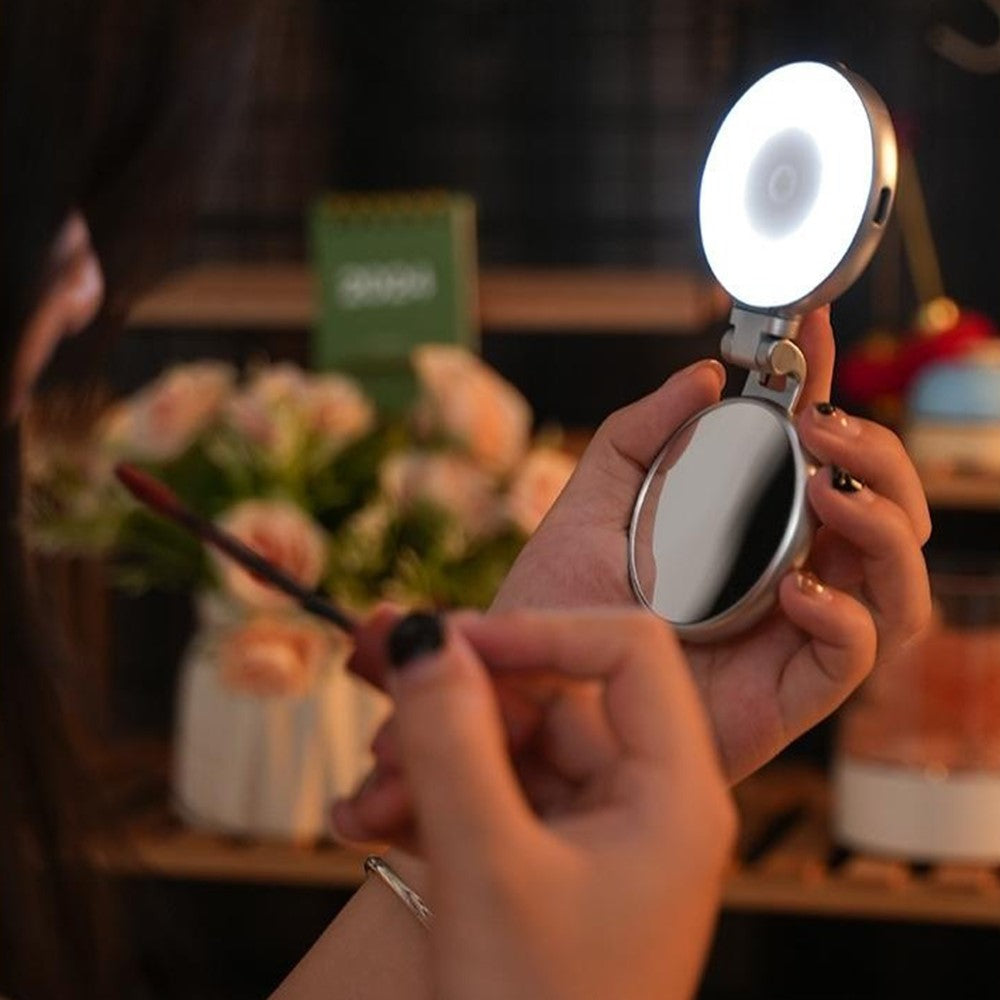 TELESIN S5-BGD-01 Phone Magnetic Beauty Fill Light Selfie Mirror Rotatable Pocket Light