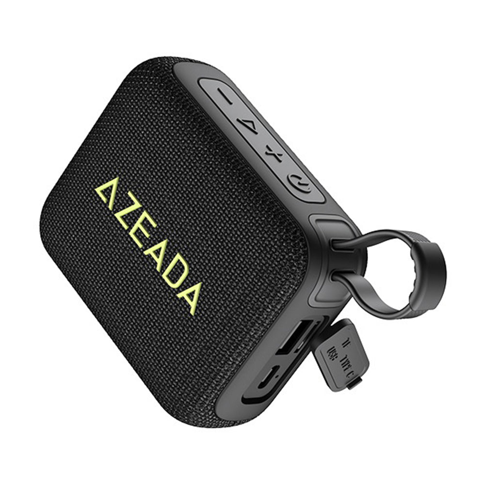 AZEADA AZ-S01 Waterproof Bluetooth Speaker – Fabric Design, TWS Pairing