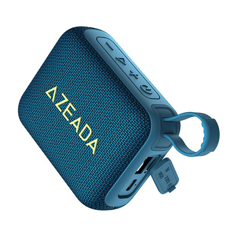 AZEADA AZ-S01 Waterproof Bluetooth Speaker – Fabric Design, TWS Pairing