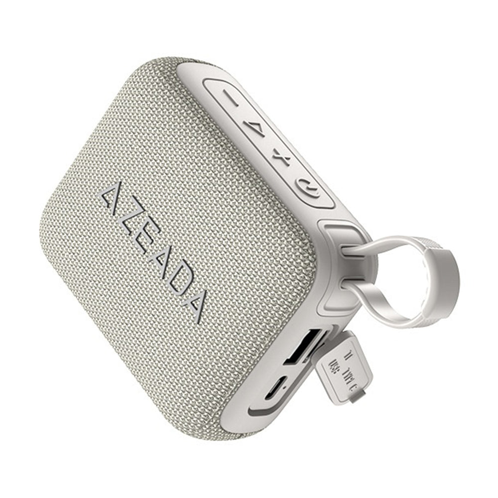 AZEADA AZ-S01 Waterproof Bluetooth Speaker – Fabric Design, TWS Pairing