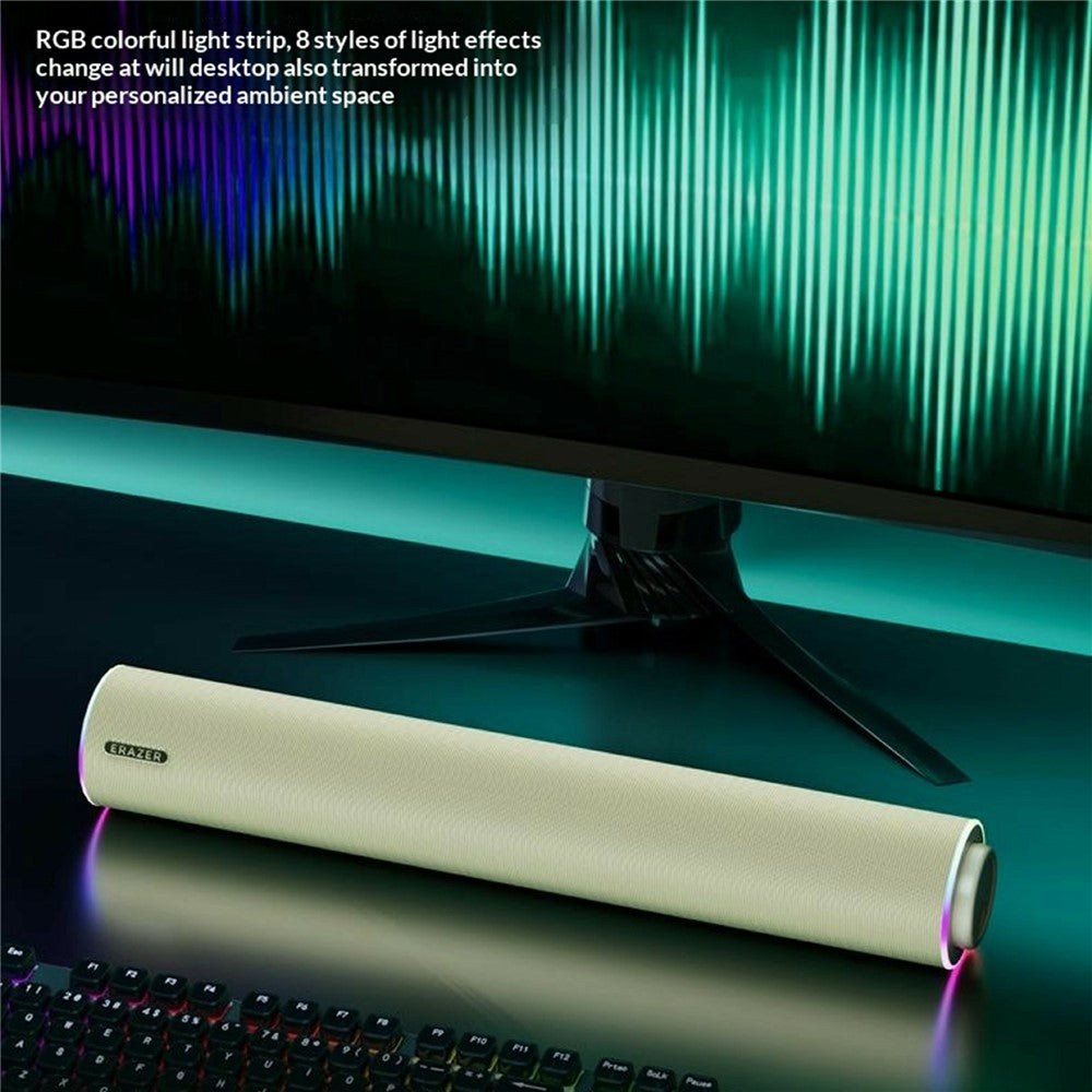 ERAZER W111 Desktop Bluetooth Speaker – RGB Light, Dual Channel