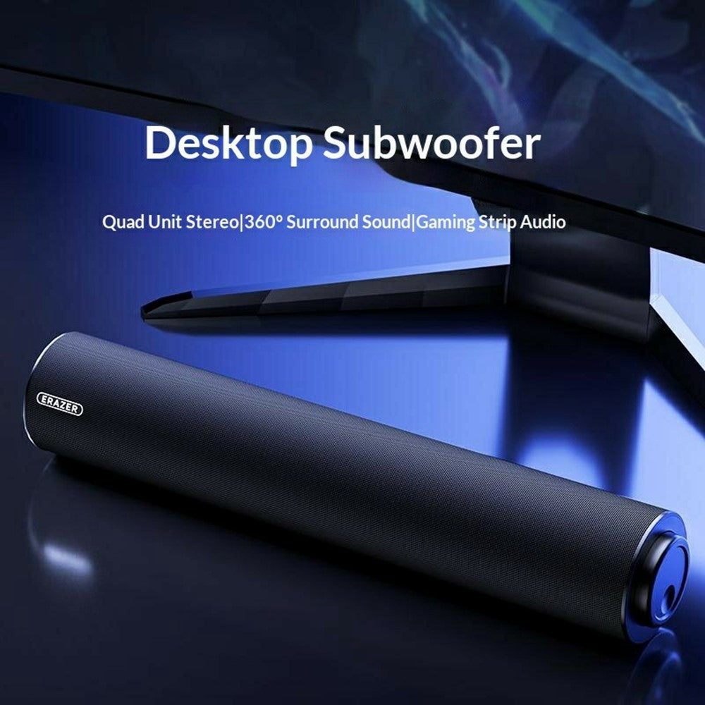 ERAZER W110 Desktop USB Speaker – 3.5mm Audio Input, 6W Sound