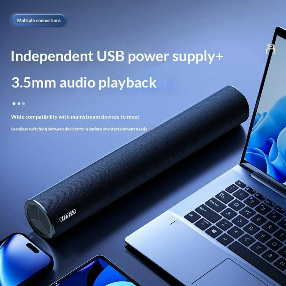 ERAZER W110 Desktop USB Speaker – 3.5mm Audio Input, 6W Sound