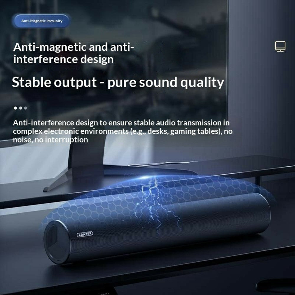 ERAZER W110 Desktop USB Speaker – 3.5mm Audio Input, 6W Sound