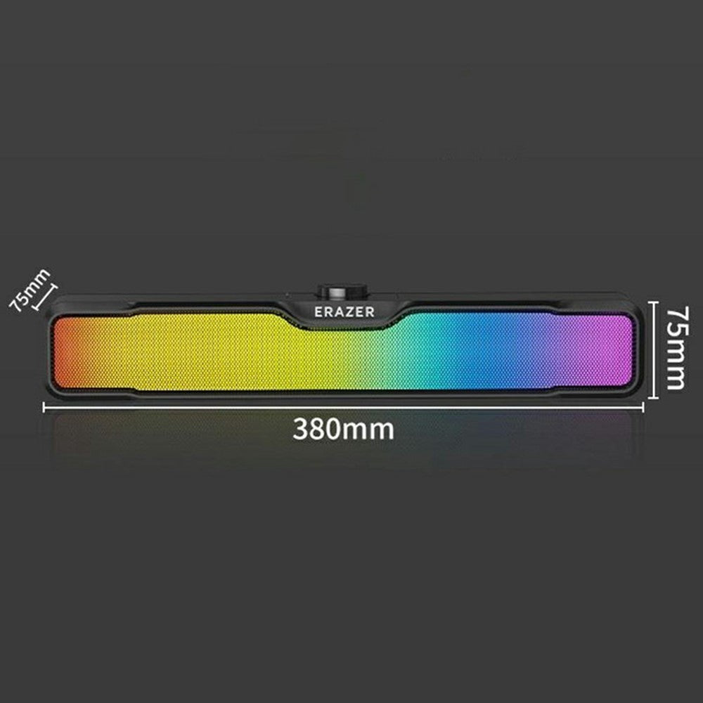 ERAZER W113 Desktop RGB Speaker – USB Wired & Bluetooth 5.4