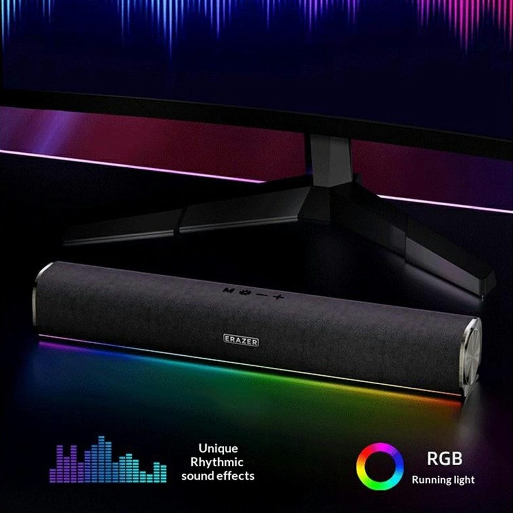 ERAZER W118 Desktop RGB Speaker – 10W Stereo Sound, USB Wired