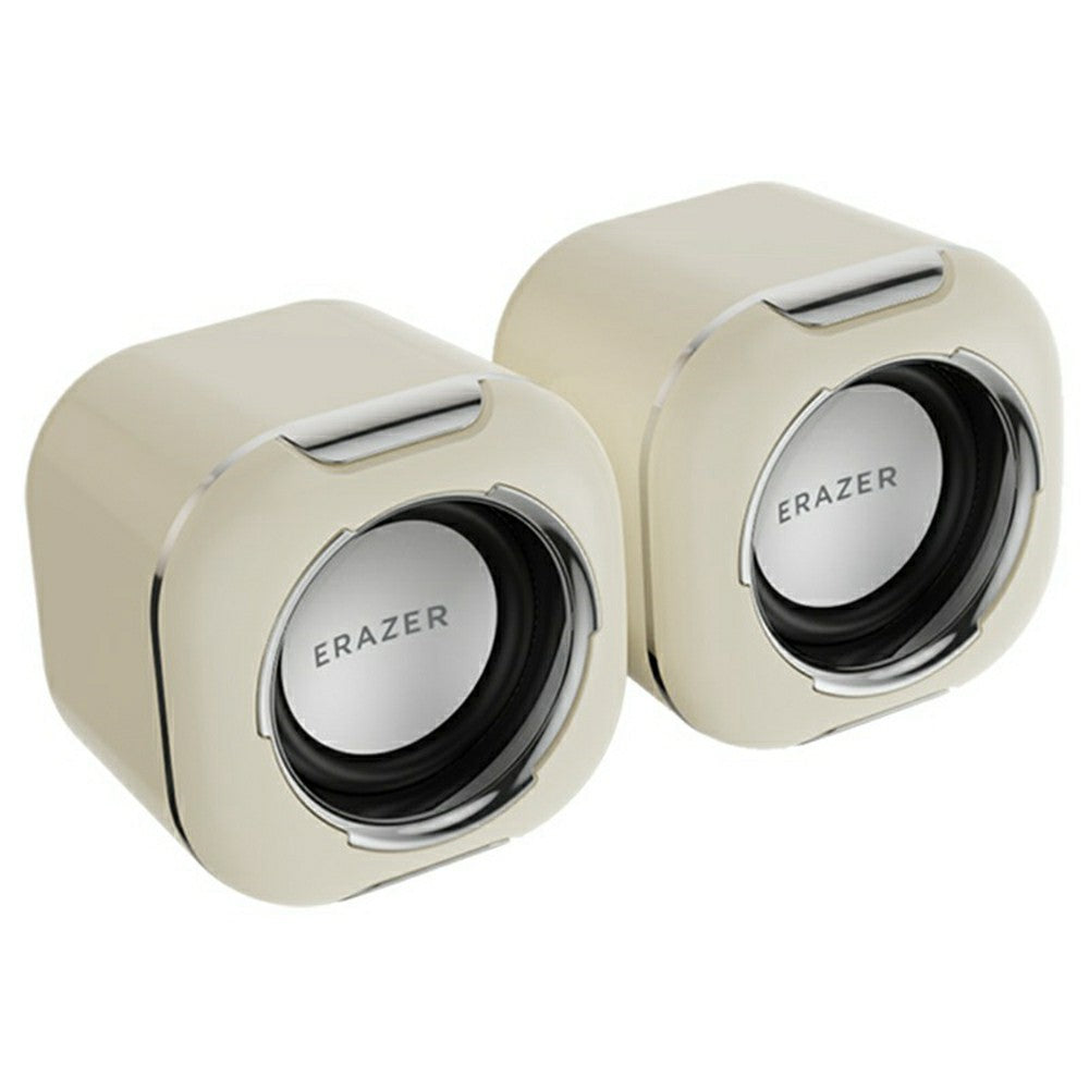 ERAZER A300 Desktop Computer Speakers – Compact Stereo Sound, USB Powered
