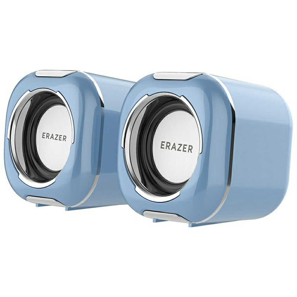 ERAZER A300 Desktop Computer Speakers – Compact Stereo Sound, USB Powered