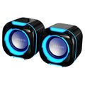 ERAZER A300Pro Desktop Computer Speakers – LED Lighting, USB Powered
