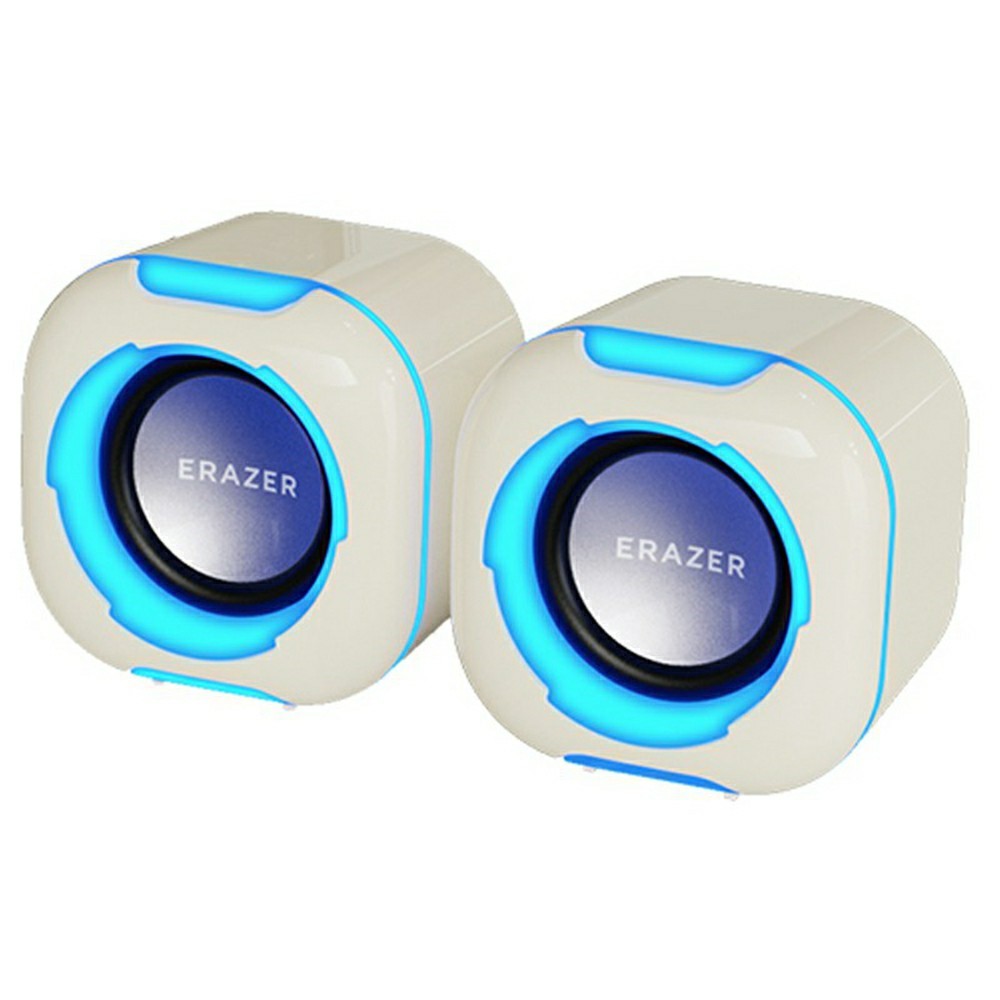 ERAZER A300Pro Desktop Computer Speakers – LED Lighting, USB Powered