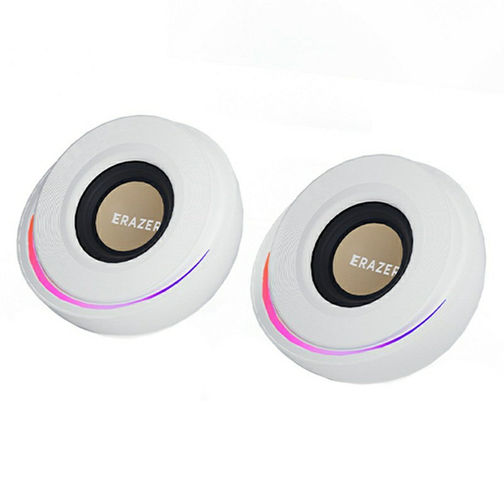 ERAZER A500 Desktop PC Speakers – RGB Light, 10W Bluetooth & USB