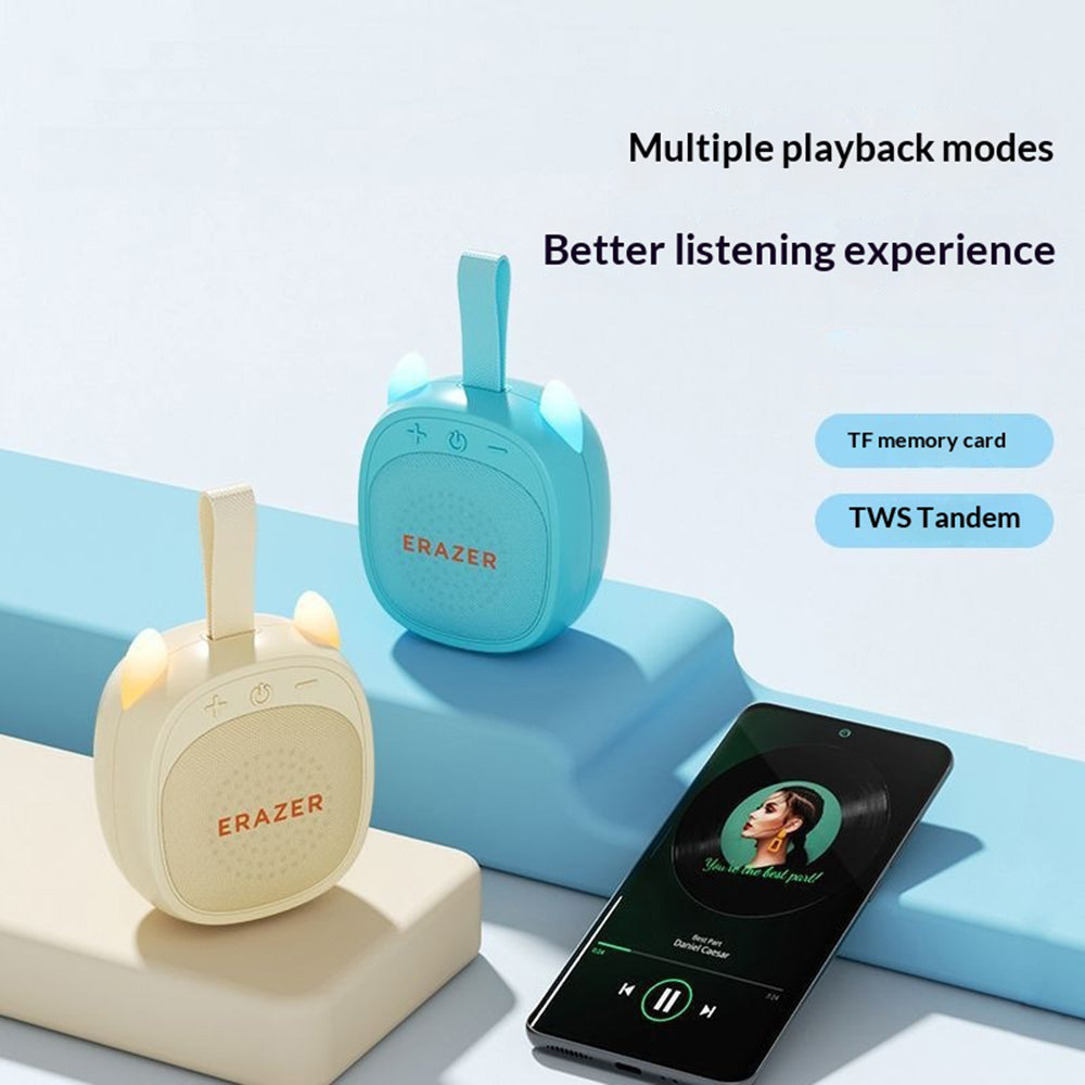 ERAZER K15 Cat-Ear Portable Bluetooth Speaker with LED Light