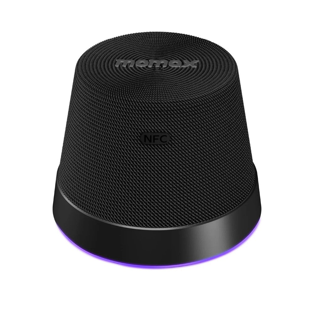 MOMAX 1-Vibe Magnetic Wireless Speaker – IPX7 Waterproof, RGB Light