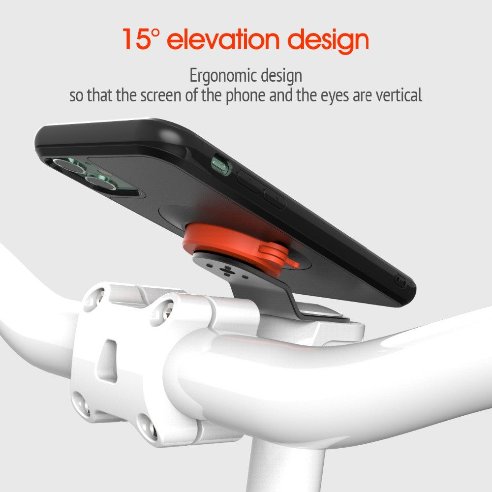 Mountain Bike Bicycle Handlebar Phone Bracket with Shockproof Phone Shell for iPhone 8/7 4.7 inch