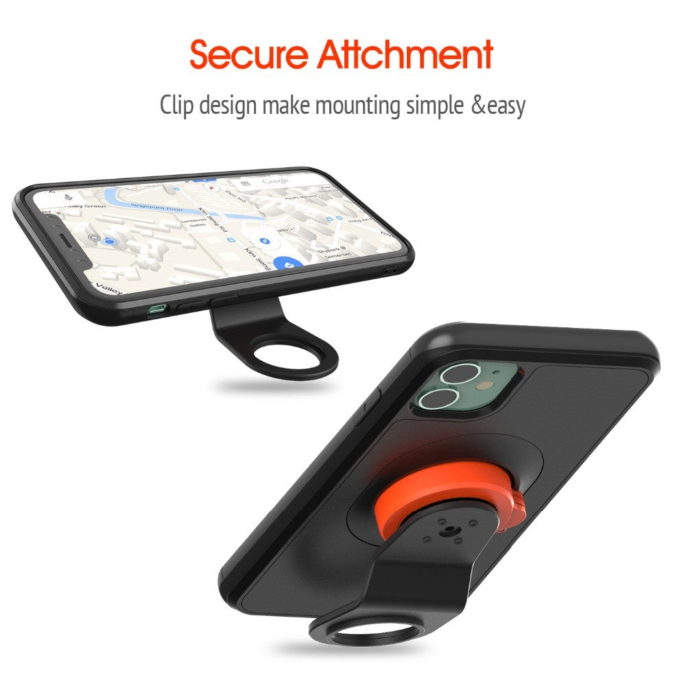 Mountain Bike Bicycle Handlebar Phone Bracket with Shockproof Phone Shell for iPhone 8/7 4.7 inch