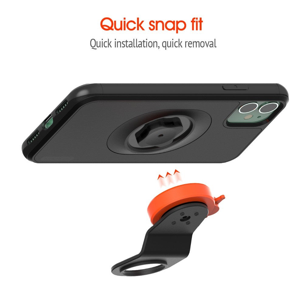 Mountain Bike Bicycle Handlebar Phone Bracket with Shockproof Phone Shell for iPhone 8/7 4.7 inch