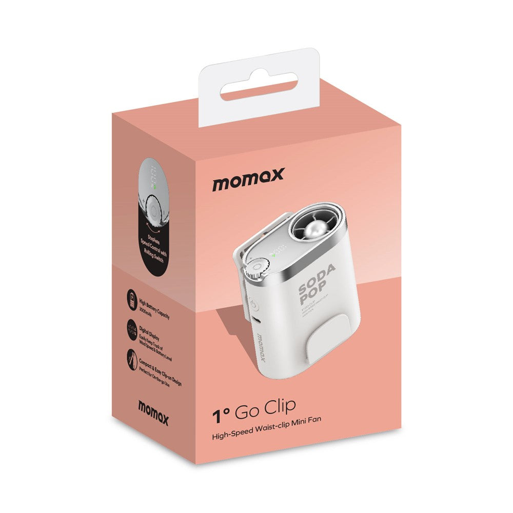 MOMAX IF23 6-in-1 Wearable Clip Fan