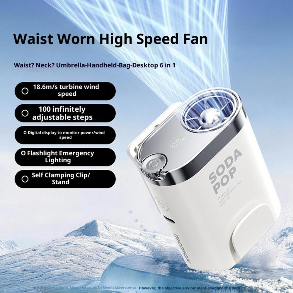 MOMAX IF23 6-in-1 Wearable Clip Fan