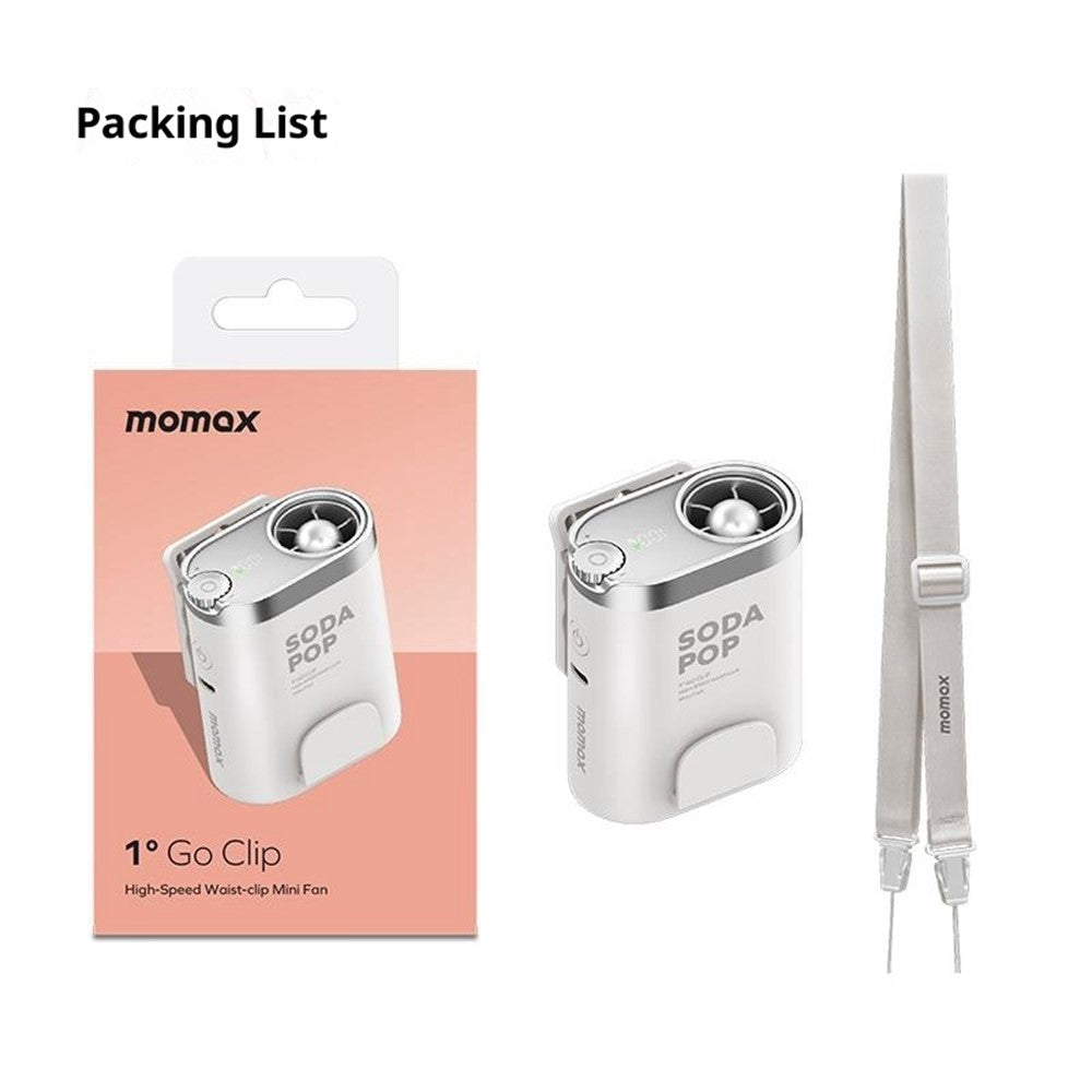 MOMAX IF23 6-in-1 Wearable Clip Fan