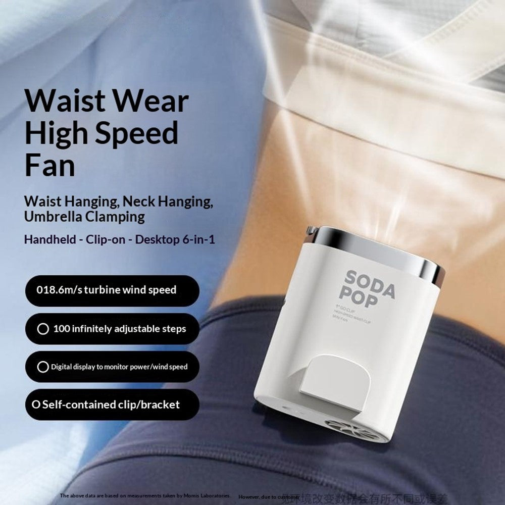 MOMAX IF23 6-in-1 Wearable Clip Fan