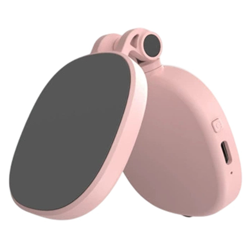 K04 Magnetic Selfie Ring Light with Mirror Foldable LED Fill Light Adjustable Brightness Phone Stand for Live Streaming