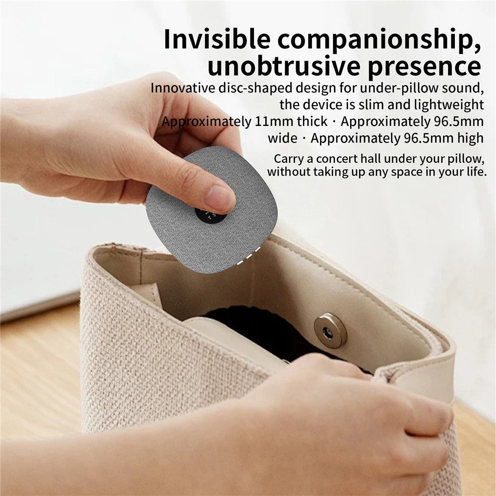 Bone Conduction Under-Pillow Sleep Speaker – Ultra-Thin Sound Disc
