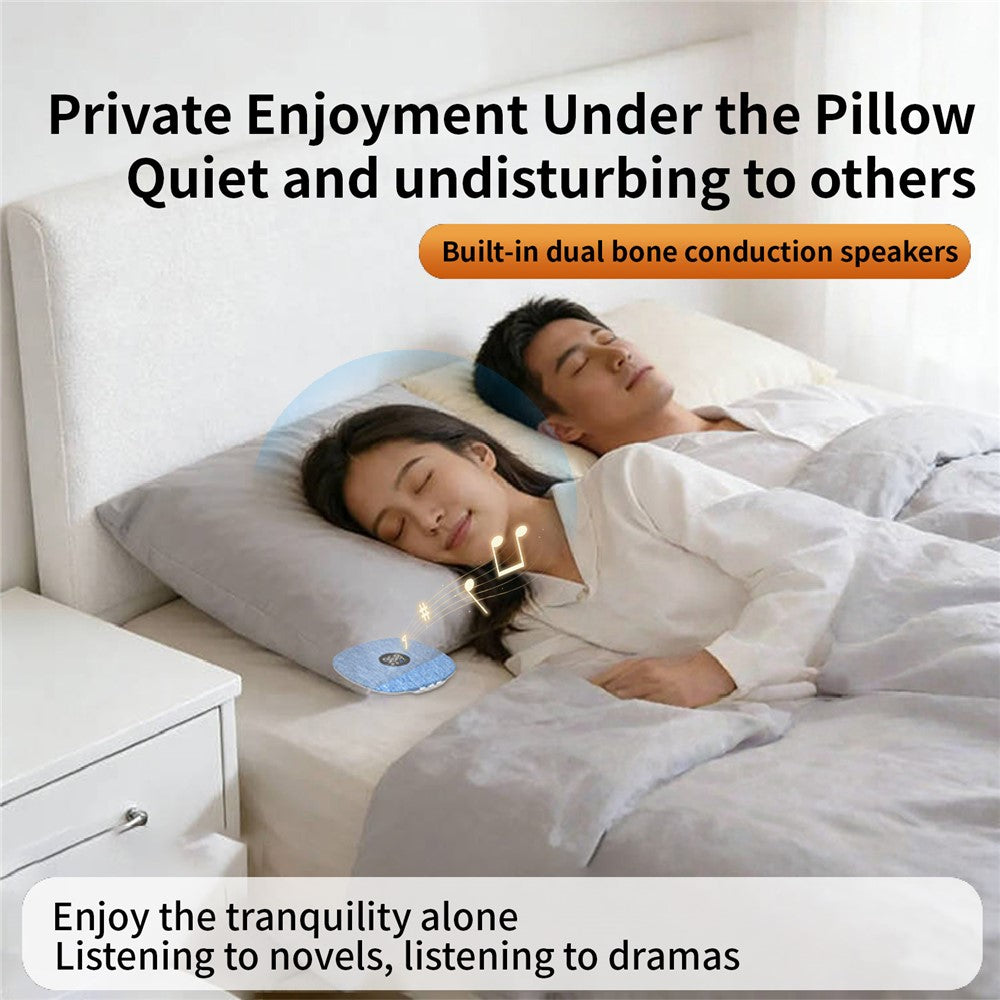 Bone Conduction Under-Pillow Sleep Speaker – Ultra-Thin Sound Disc