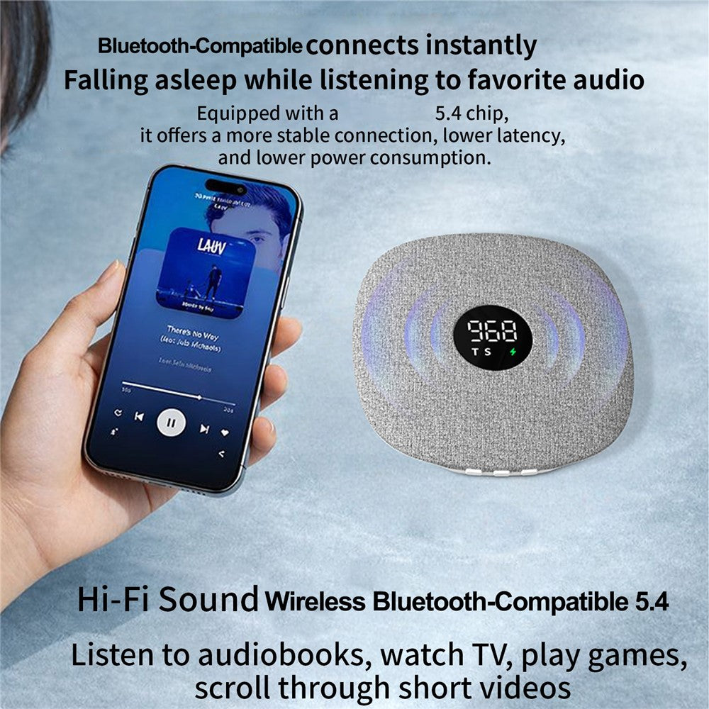 Bone Conduction Under-Pillow Sleep Speaker – Ultra-Thin Sound Disc