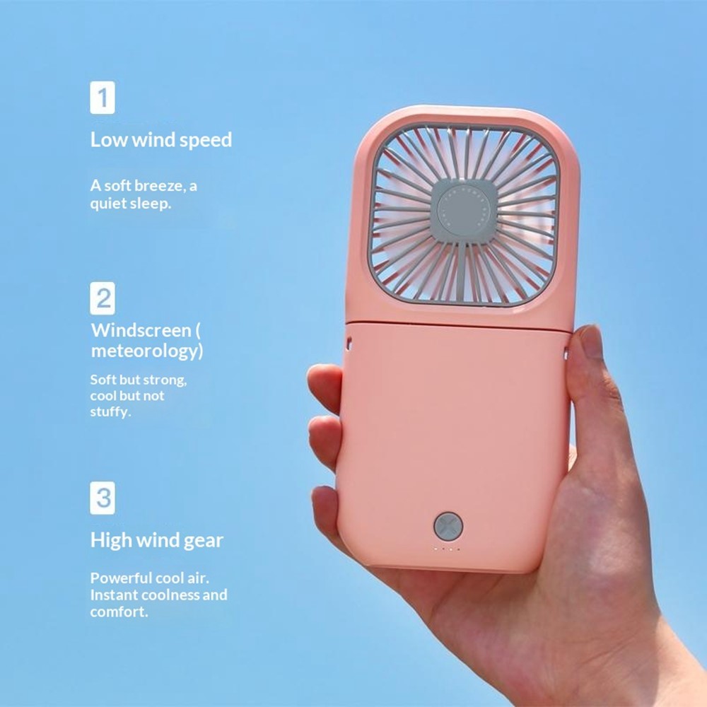 F20 Mini Foldable Neck & Handheld Fan